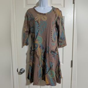 Fresh Produce Small Multicolor Patterned Women's Dress Pockets